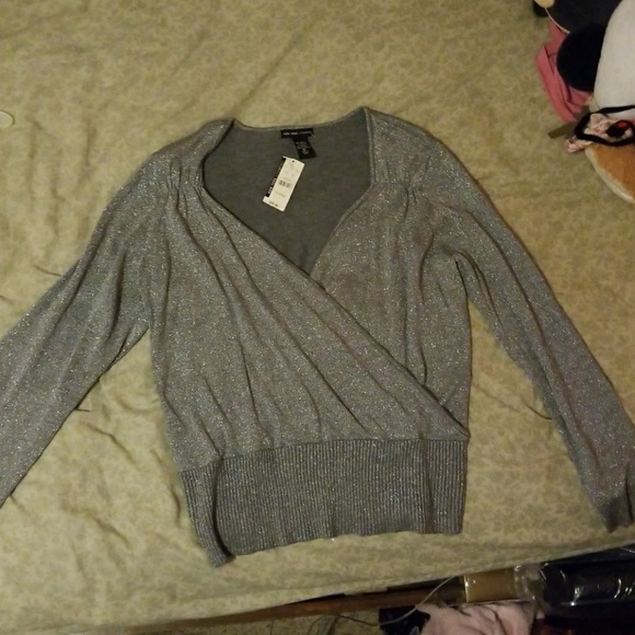 Silver metallic sweater - Picture 2 of 5